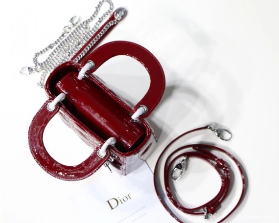OldCobbler Bags Cow patent Mini Diro With leather Lady 0813